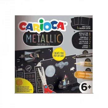 CARİOCA BOYAMA SETİ METALİK 43165