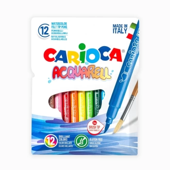 CARİOCA KEÇELİ KALEM AQUARELL FIRÇA UÇLU 12Lİ 42747