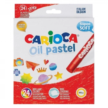 CARİOCA YAĞLI PASTEL BOYA KALEMİ 24LÜ 43278