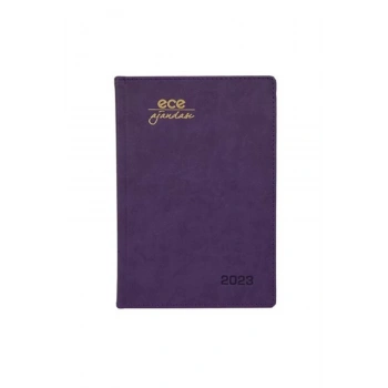 ECE 14x20 KEMER TURIST GUNLUK CIZGILI AJANDA NO.14 MOR