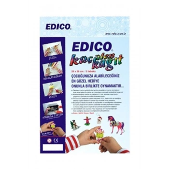 EDICO KÜÇÜLEN KAĞIT SİYAH 20 X 26 CM 2Lİ