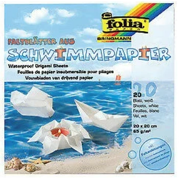 FOLİA ORİGAMİ KAĞIDI 20X20 SUYA DAYANIKLI 20 TABAKA