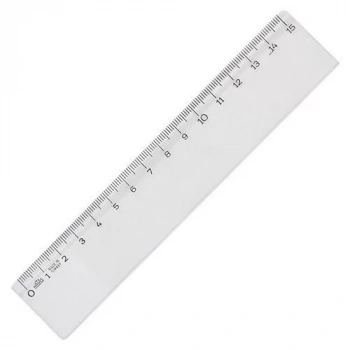 HATAS 0140 GENİŞ PLASTİK BÜRO CETVELİ 15 cm.