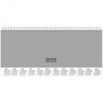 KESKİN COLOR 12*33.5 HAFTALIK MASA AJANDASI GRİ