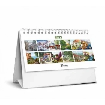 KESKİN COLOR MASA TAKVİMİ ÜÇGEN KASABADAN MANZARALAR MTK-807