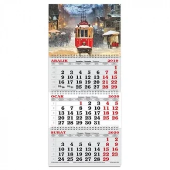 KESKİN COLOR TAKVİM DENİZCİ 3 AYLIK TRAMVAY 840418