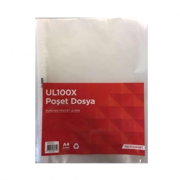 NOKİ POŞET DOSYA A4 100LÜ UL100X