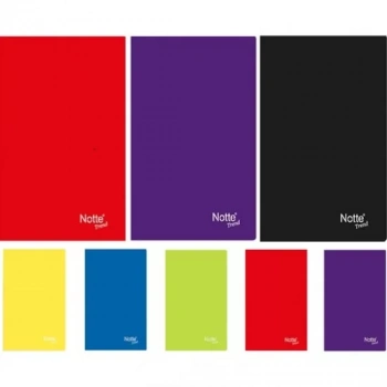 NOTTE DİKİŞLİ PLASTİK KAP. A5 TREND 40 YP. ÇİZGİLİ N11-355