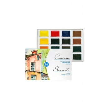 ST. PETERSBURG SONNET ARTİST WATERCOLOUR SET 16 R