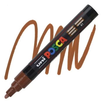 UNİ POSCA 1.8-2.5 SU BAZLI POSTER MARKÖRÜ KAHVERENGİ N PC-5M