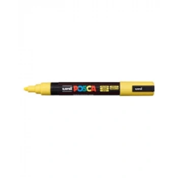 UNİ POSCA 1.8-2.5 SU BAZLI POSTER MARKÖRÜ PARLAK SARI N PC-5M