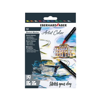 EF ARTİST COLOR ESKİZ MARKÖRÜ 12Lİ EF-558212