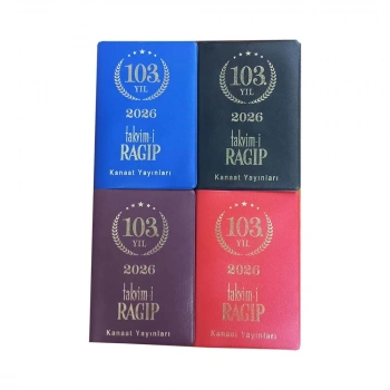 KANAAT YAYINLARI RAGIP CEP TAKVİMİ