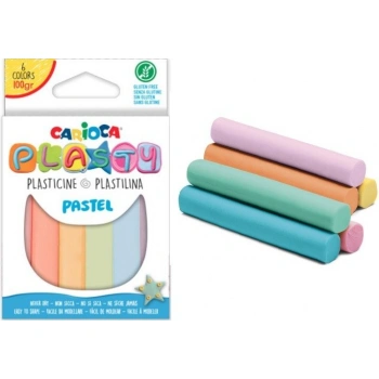 CARİOCA PLASTY KURUMAYAN OYUN HAMURU 6 PASTEL RENK - 100 GR 42174