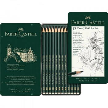 FABER-CASTELL 9000 ART K.K. SETİ (8B-2H) 119065