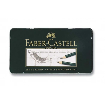 FABER-CASTELL 9000 DESİGN KURŞUN KALEM SETİ (5B-5H)