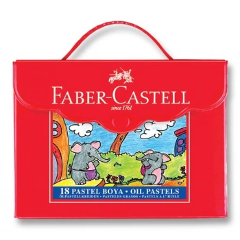FABER-CASTELL PASTEL BOYA REDLINE ÇANTALI 18 RENK 125118-125119