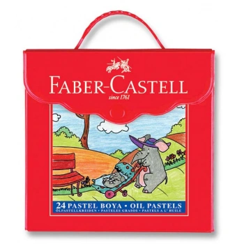 FABER-CASTELL PLS. ÇANTALI PASTEL BOYA 24 RENK 125125-125124