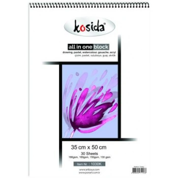 KOSİDA PAİNTİNG&DRAWİNG BLOCK 35X50CM 15 YAPRAK KHM-20-181