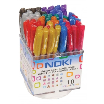 NOKİ SİMLİ JEL KALEM KARIŞIK RENK 1 MM SJP60