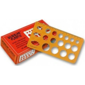 YILDIZLAR DAİRE ŞABLONO ELİPSLİ KÜÇÜK 025