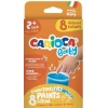 CARİOCA BEBEK SÜPER YIKANABİLİR PARMAK BOYASI - 8 RENK X 50 GR 2 YAŞ + 43174
