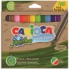 CARİOCA ECO FAMILY JUMBO SÜPER YIKANABİLİR KEÇELİ BOYA KALEMİ 12Lİ 43101