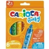 CARİOCA JUMBO BEBEK ELLERİ KİRLETMEYEN PASTEL BOYA KALEMİ 8Lİ 42892