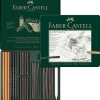 FABER-CASTELL PİTT M.CHROME İŞLENMİŞ KÖMÜR SETİ 112978
