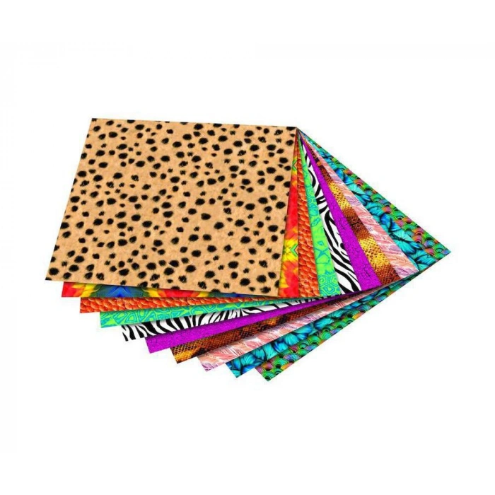 FOLİA ORİGAMİ KAĞIDI 15X15 VAHŞİ HAYAT 50 TABAKA FO-495-1515