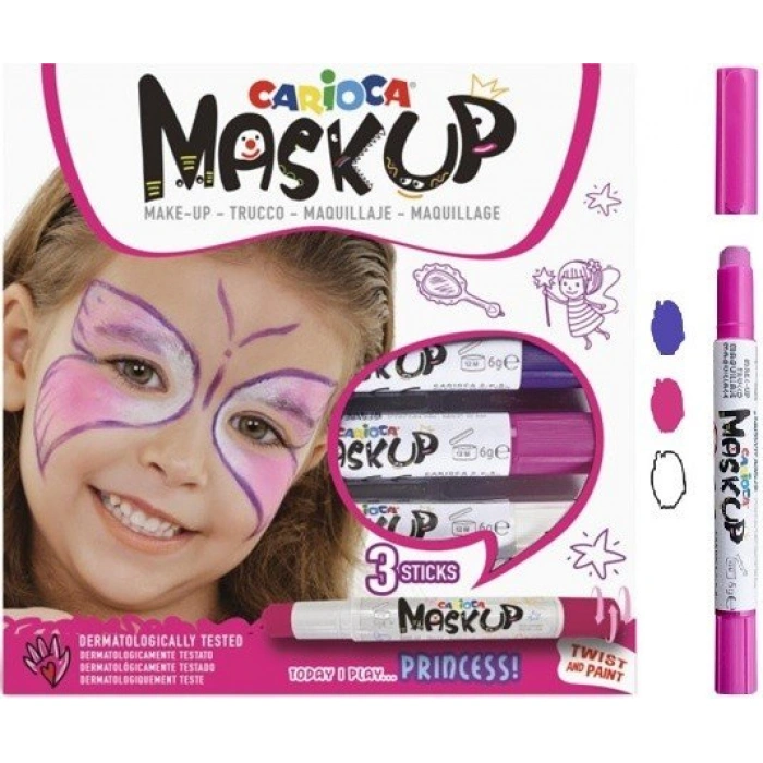 CARİOCA MASK UP YÜZ BOYASI – PRENSES (3 RENK) 43049