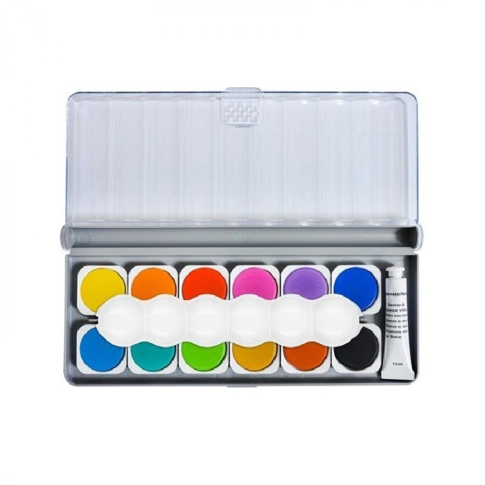 EF SULUBOYA OPAK 12 RENK PLASTİK KUTU EF-578312