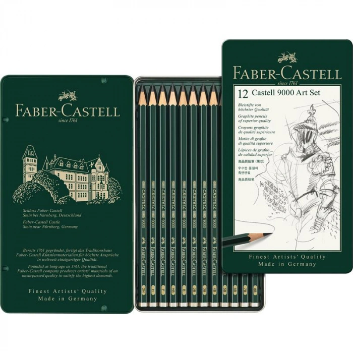 FABER-CASTELL 9000 ART K.K. SETİ (8B-2H) 119065