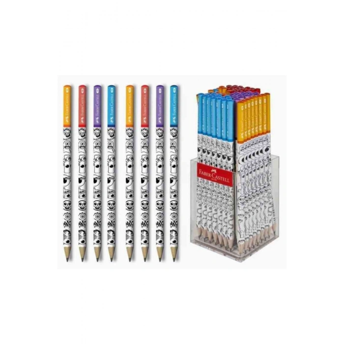 FABER-CASTELL DOODLE DESENLİ KURŞUN KALEM 2B 119013