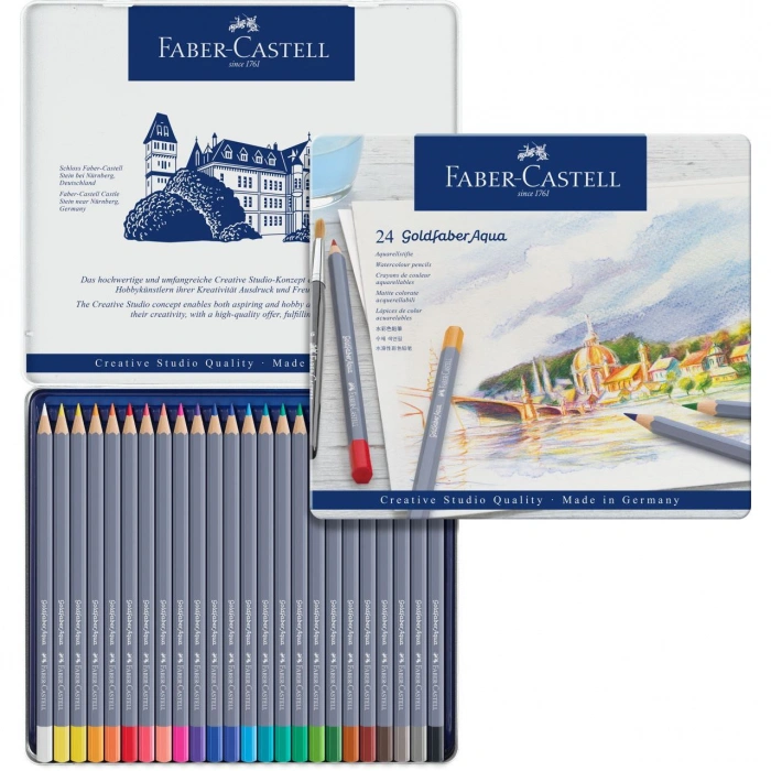 FABER-CASTELL GOLDFABER AQUA BOYA KALEMİ 24LÜ 114624