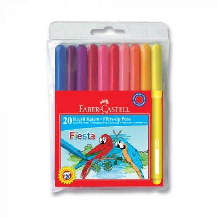 FABER-CASTELL KEÇELİ KALEM FİESTA 20Lİ 330450-555324