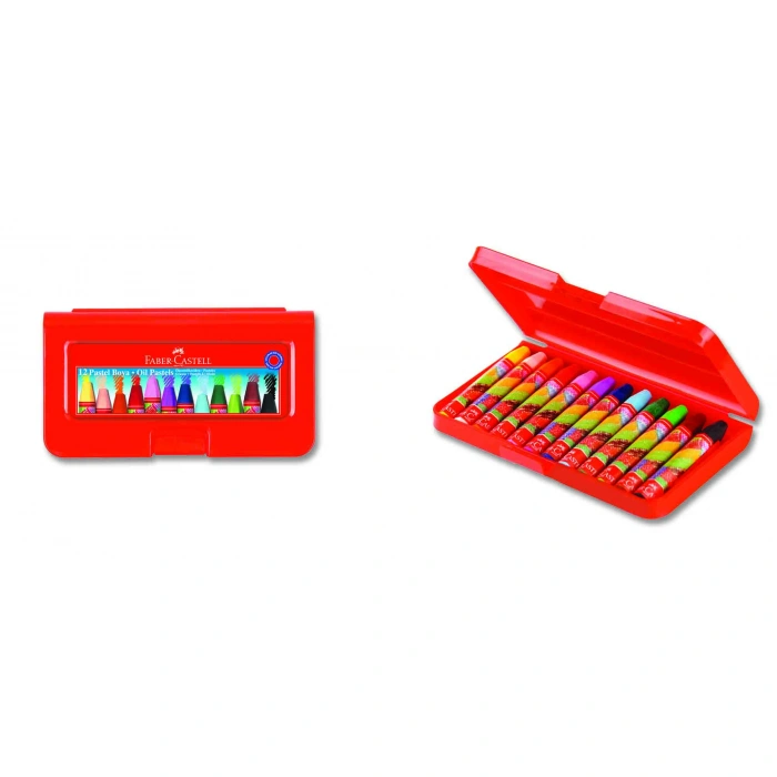 FABER-CASTELL PLS. ÇANTALI PASTEL BOYA 12 RENK 125112