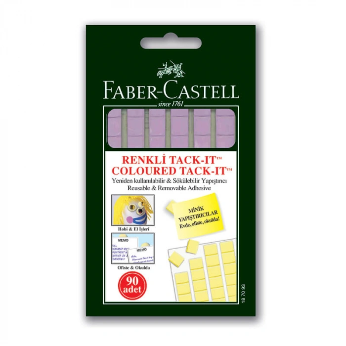 FABER-CASTELL TACK-İT 50 GR KARIŞIK RENK 187093