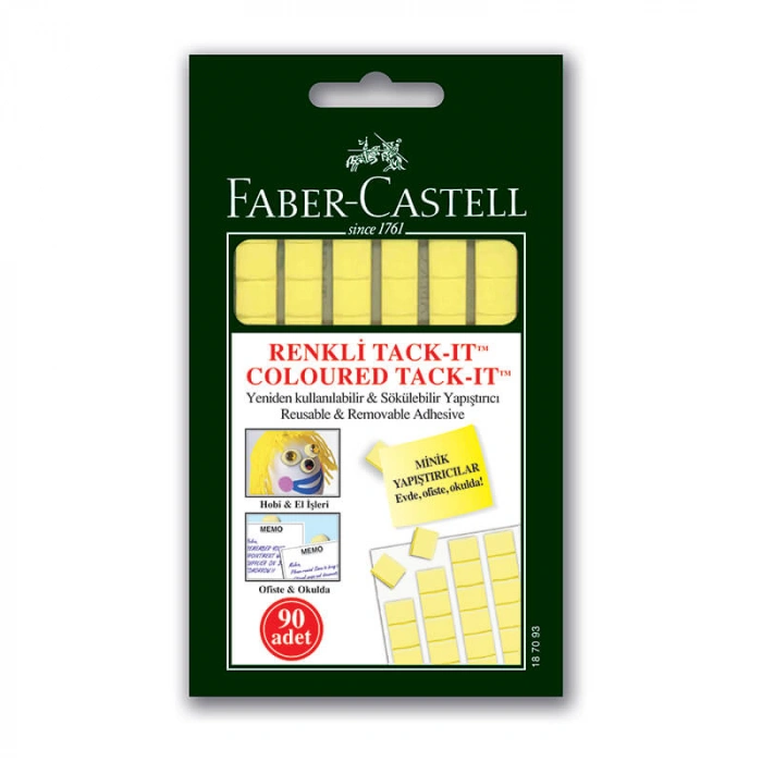 FABER-CASTELL TACK-İT 50 GR KARIŞIK RENK 187093
