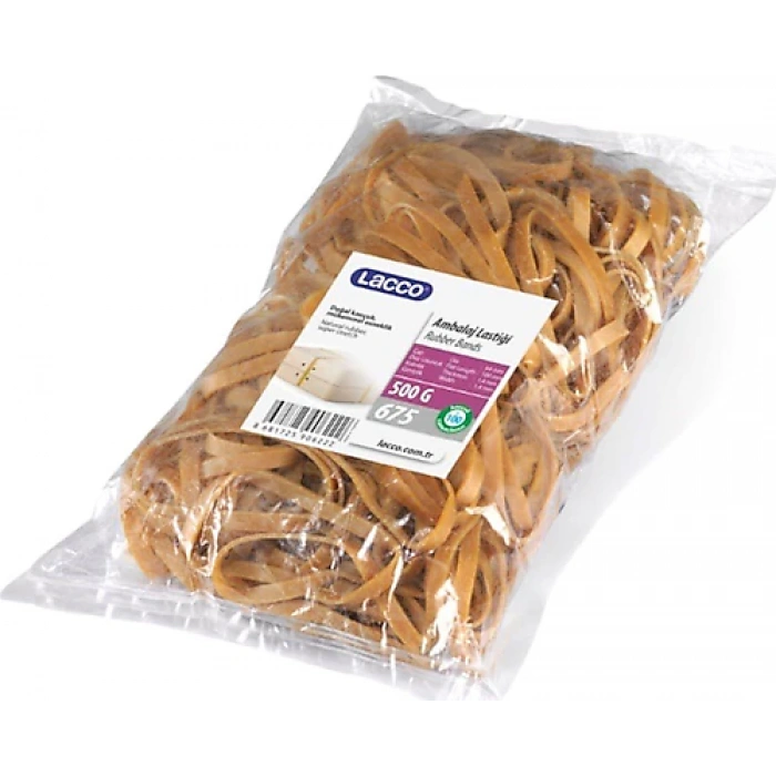LACCO AMBALAJ LASTİĞİ GENİŞ 500 GR. %100 KAUÇUK 675