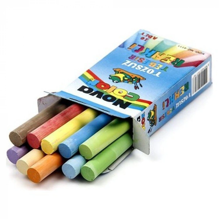 NOVA COLOR TOZSUZ TEBESİR RENKLİ 10LU NC-4111