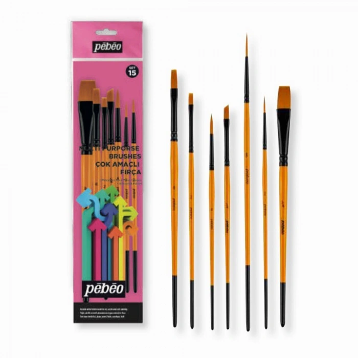 PEBEO 7Lİ ÇOK AMAÇLI FIRÇA SETİ SET-15