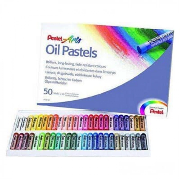 PENTEL YAĞLI PASTEL 50 RENK  Y PHN50
