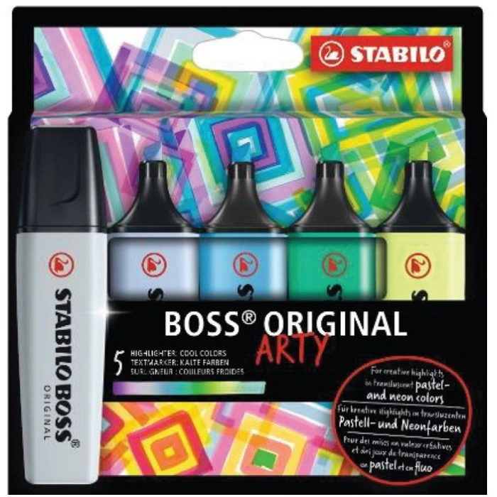 STABILO BOSS ORIGINAL SOĞUK RENKLER 5Lİ 70/5-02-2-20