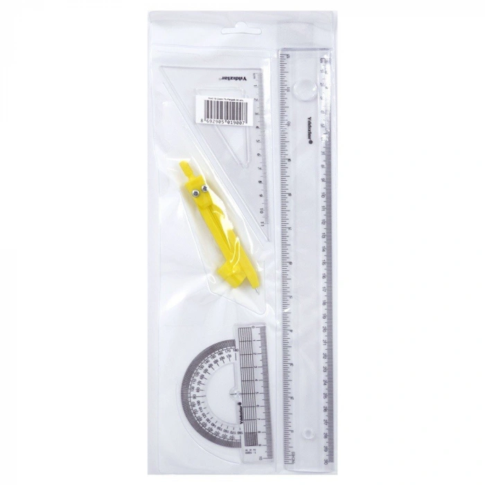 YILDIZLAR ÇİZİM TAKIMI PERGELLİ 30CM 019