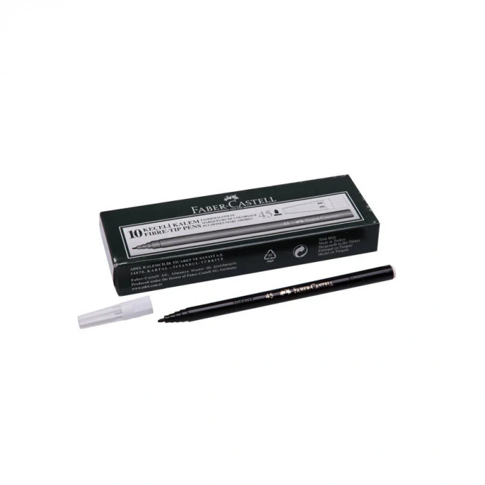 F.C.KECELI KALEM SIYAH 45 10LU