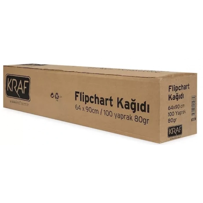 KRAF FLIPCHART KAĞIDI RULO 64x90 100YP 702G