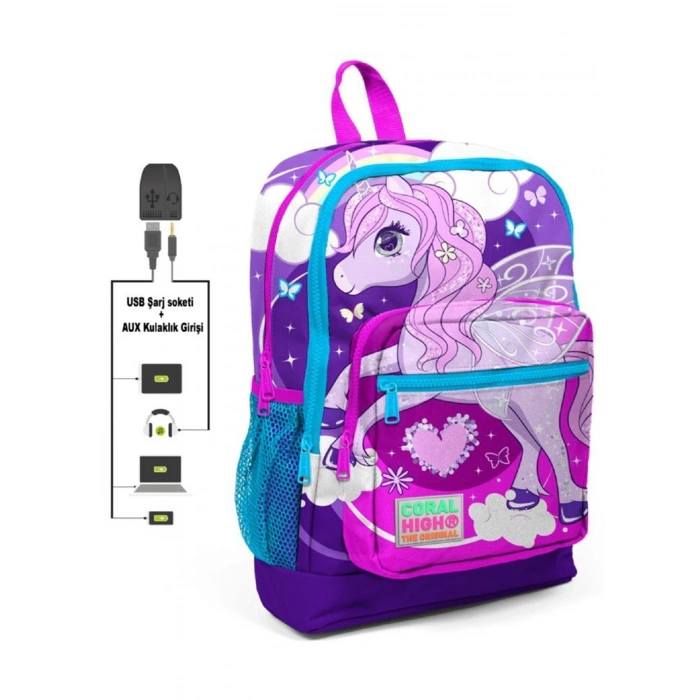 SMS CORAL HIGH SIRT ÇANTA (USB+AUX SOKETLİ) 23808