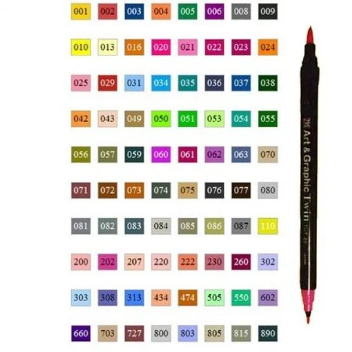 ZIG ART&GRAPHIC TWIN TUT-80 21 LIGHT PINK