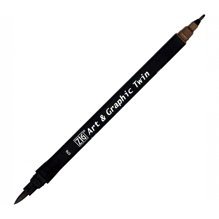 ZIG ART&GRAPHIC TWIN TUT-80 76 DARK BROWN